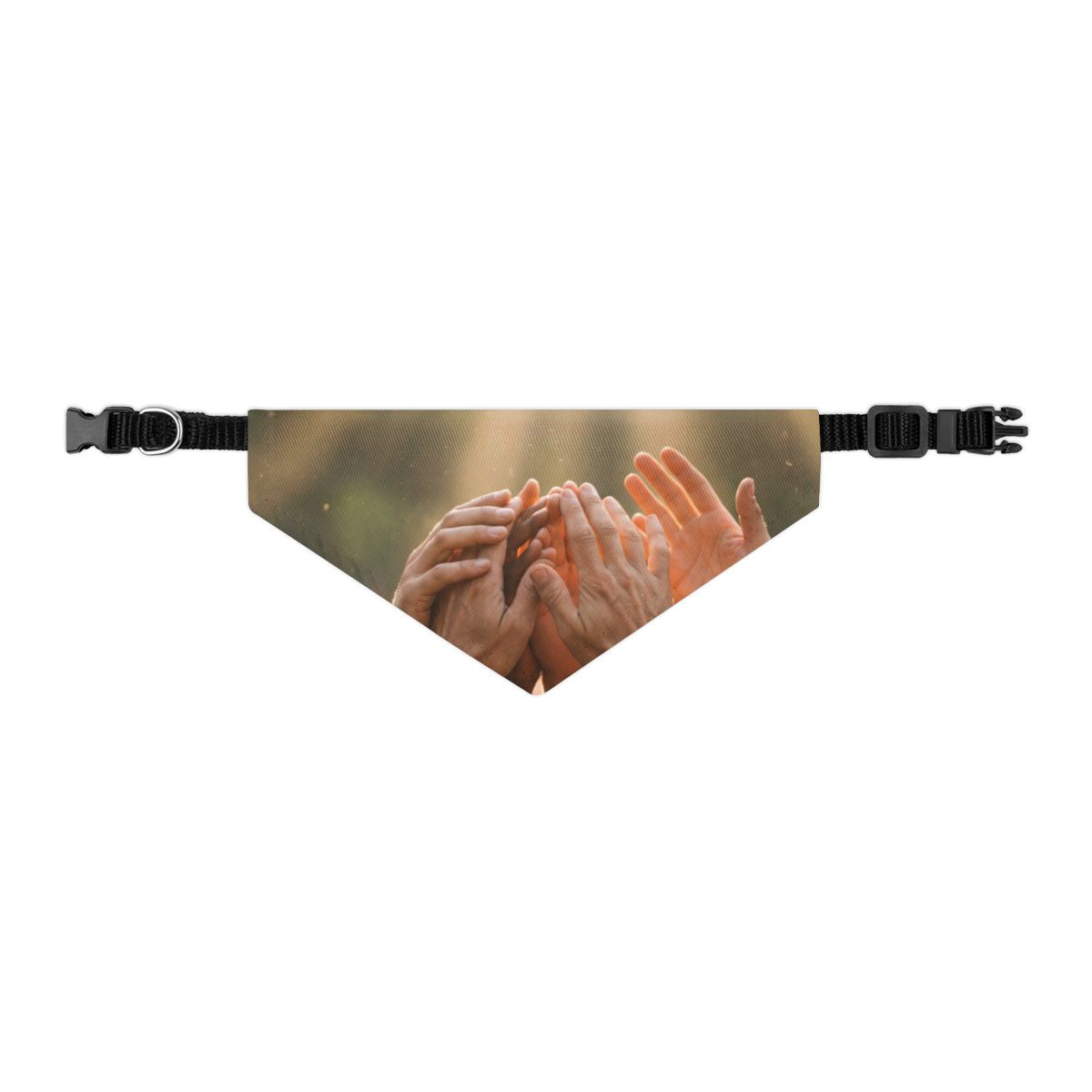 Pet Bandana Collar - Golden Rays of Unity Wall Art |...