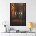Framed Posters - Shadowed Alleyway Mystery Art Print —... |...
