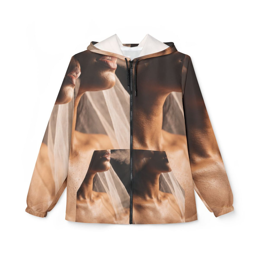 Men's Windbreaker - Luminous Shadows | Echovira Gallery