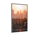 Framed Matte Canvas - City Lights Festival (8×10, 9×12... |...
