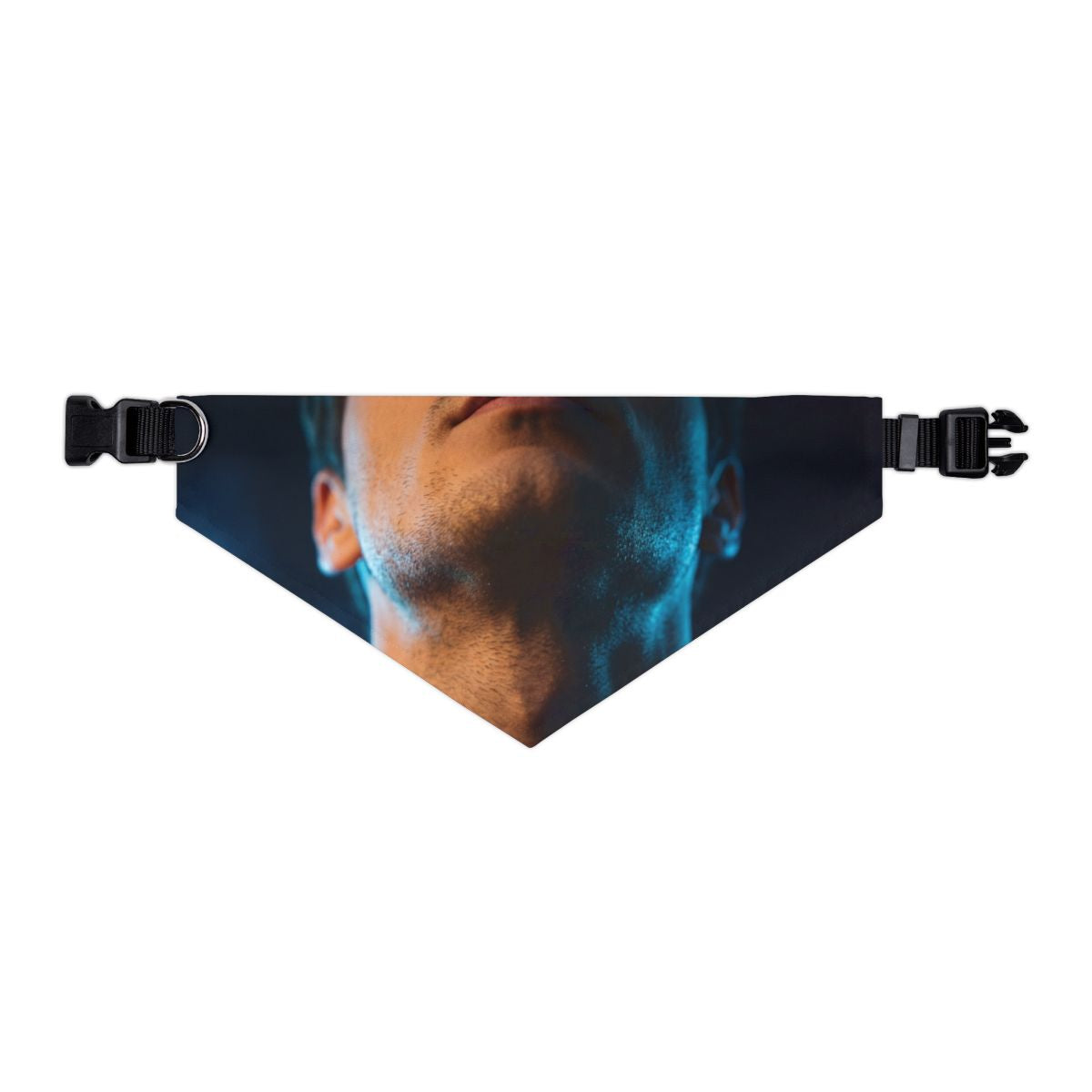 Pet Bandana Collar - Neon Horizon Portrait | Echovira...
