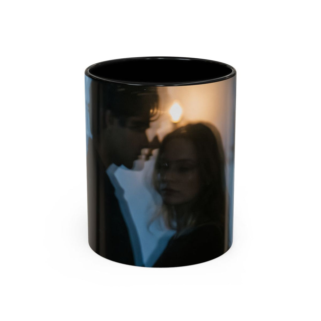 Midnight Shadow Accent Coffee Mug - Moody Aesthetic |...