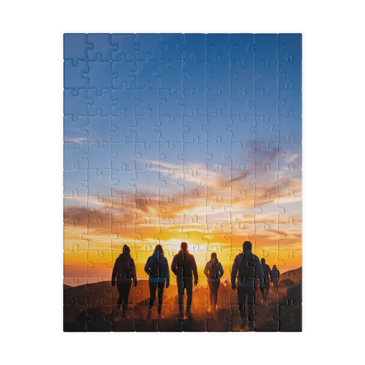 Puzzle - Golden Hiker Dawn
