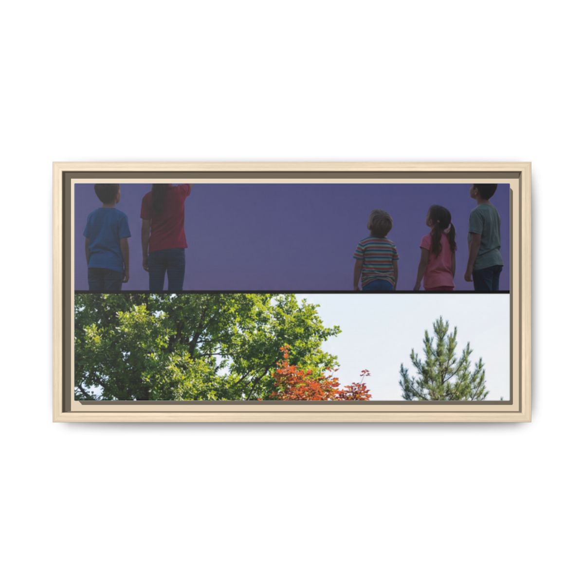 Matte Canvas, Framed - Constellation Woods