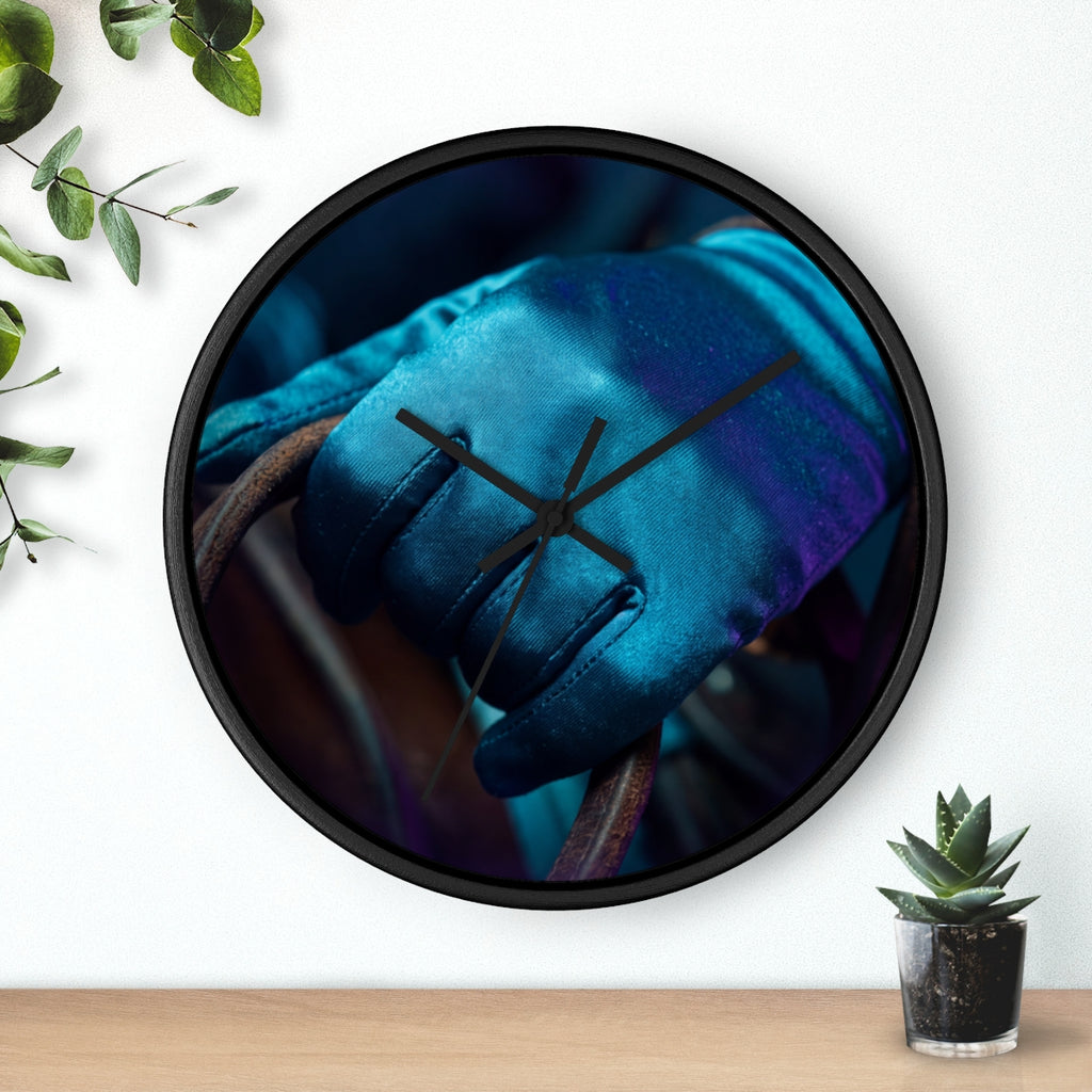 Wall Clock - Satin Whispers | Echovira Gallery