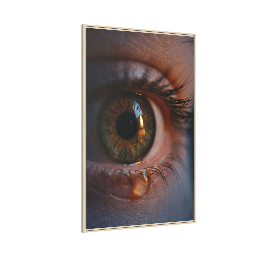 Matte Canvas, Framed - Luminous Tear