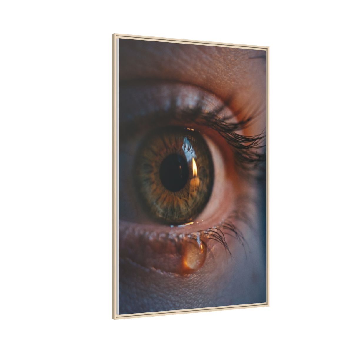 Matte Canvas, Framed - Luminous Tear