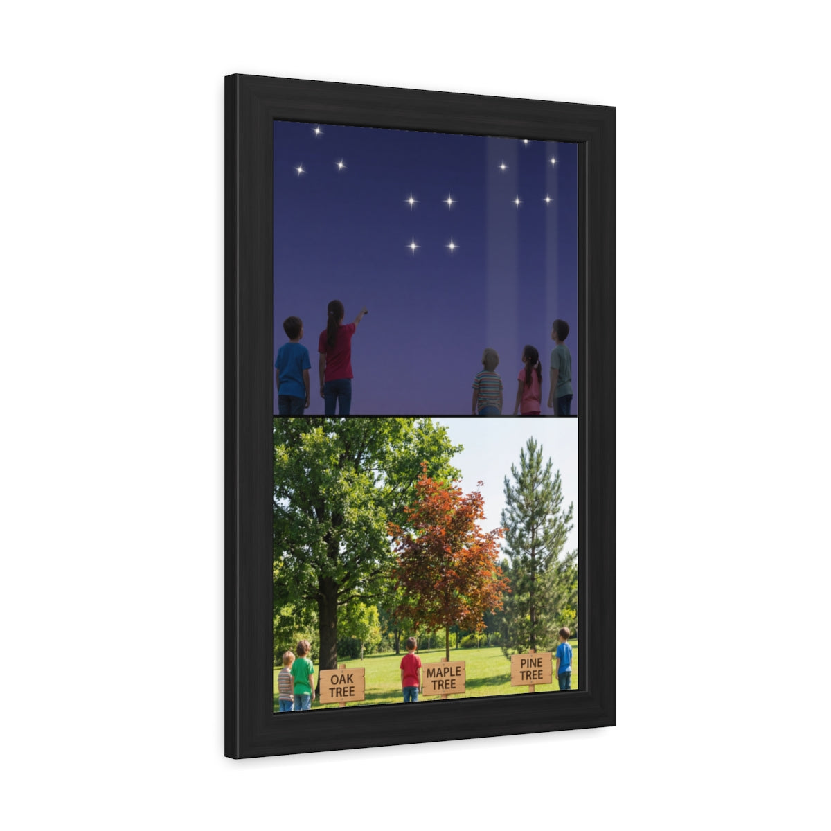 Framed Poster - Little Explorer — Portrait