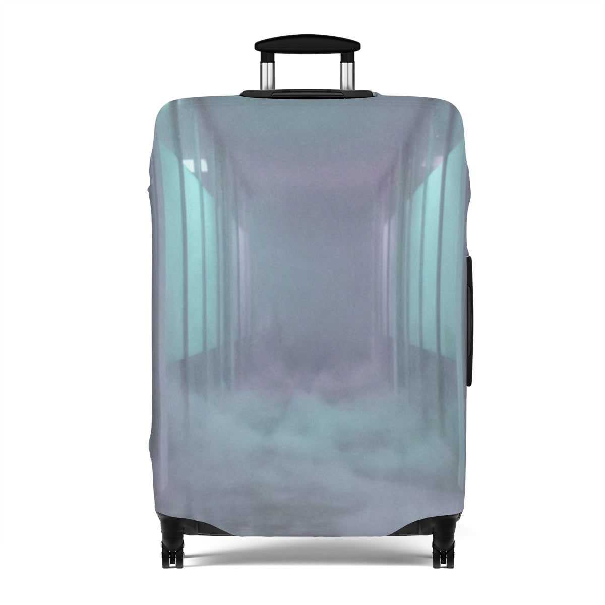 Luggage Cover - Liminal Corridor Fog Art Print | Echovira...