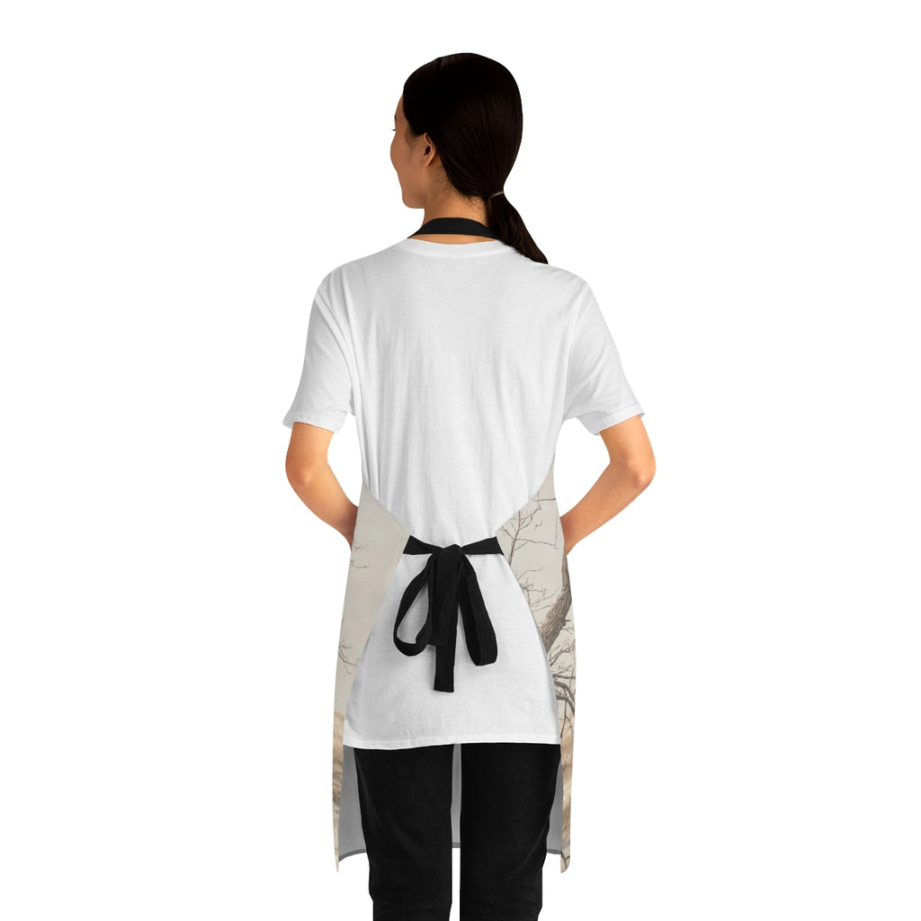Kitchen Apron - Winter Tree Aesthetic