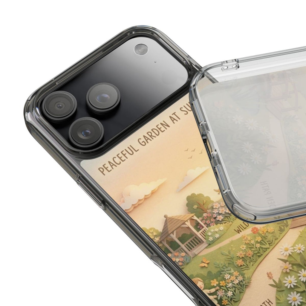 Clear Impact-Resistant Cases - Clear Phone Case - Sunset......