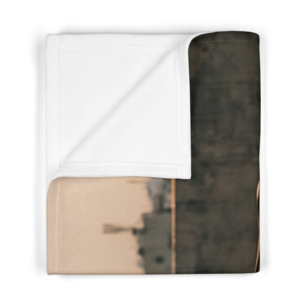 Rooftop Solitude Art Soft Fleece Baby Blanket