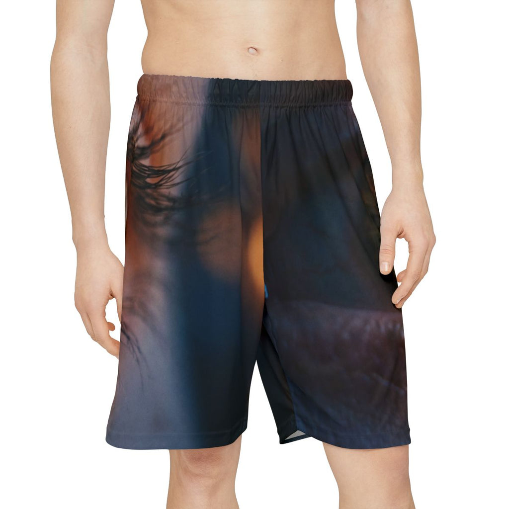 Men's Sports Shorts - Mystic Golden Gaze