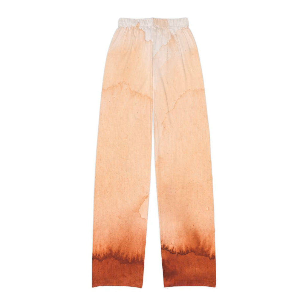 Kids Lounge Pants Earth Tone Abstract Art