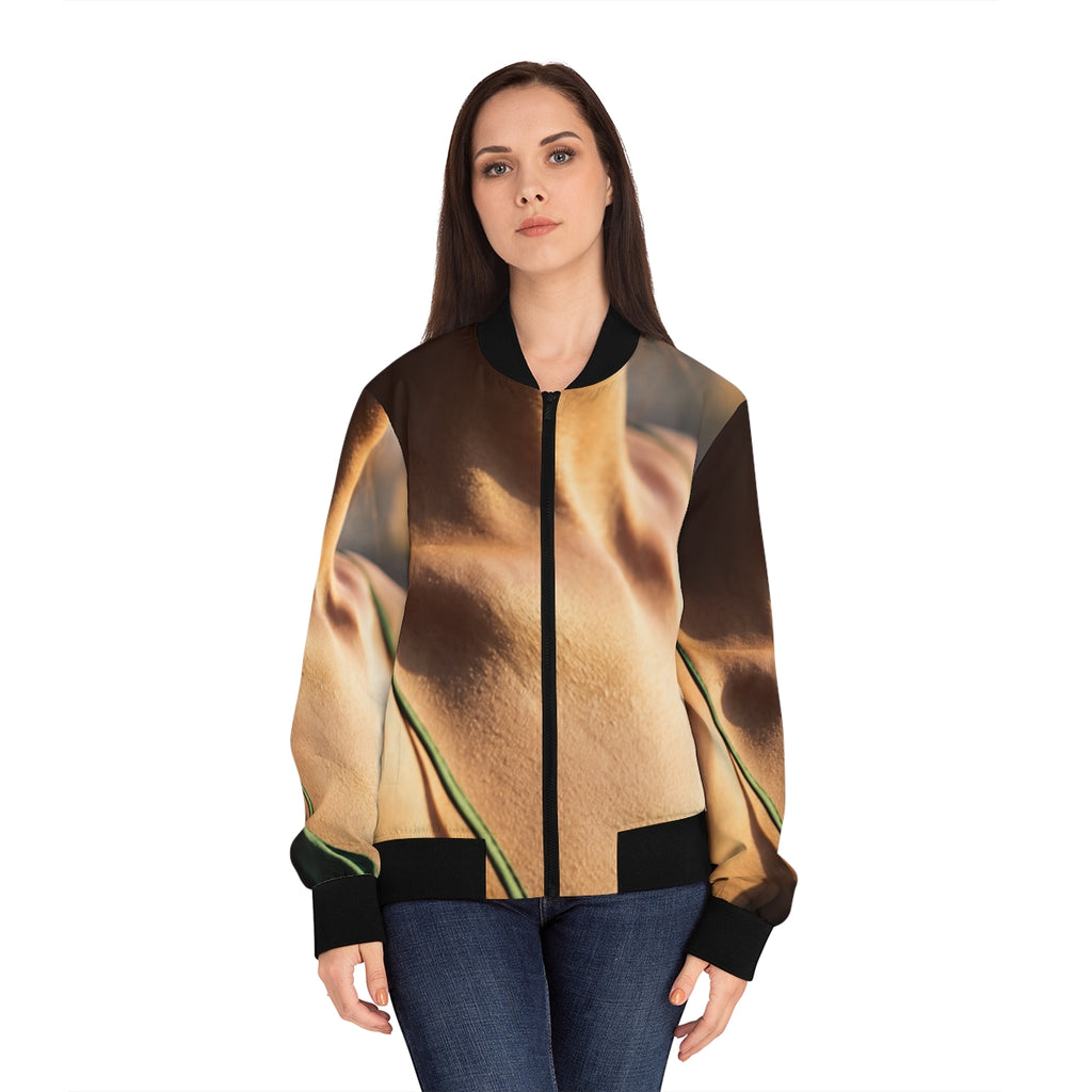 Golden Hour Bomber Jacket - Women's Emerald | Echovira...