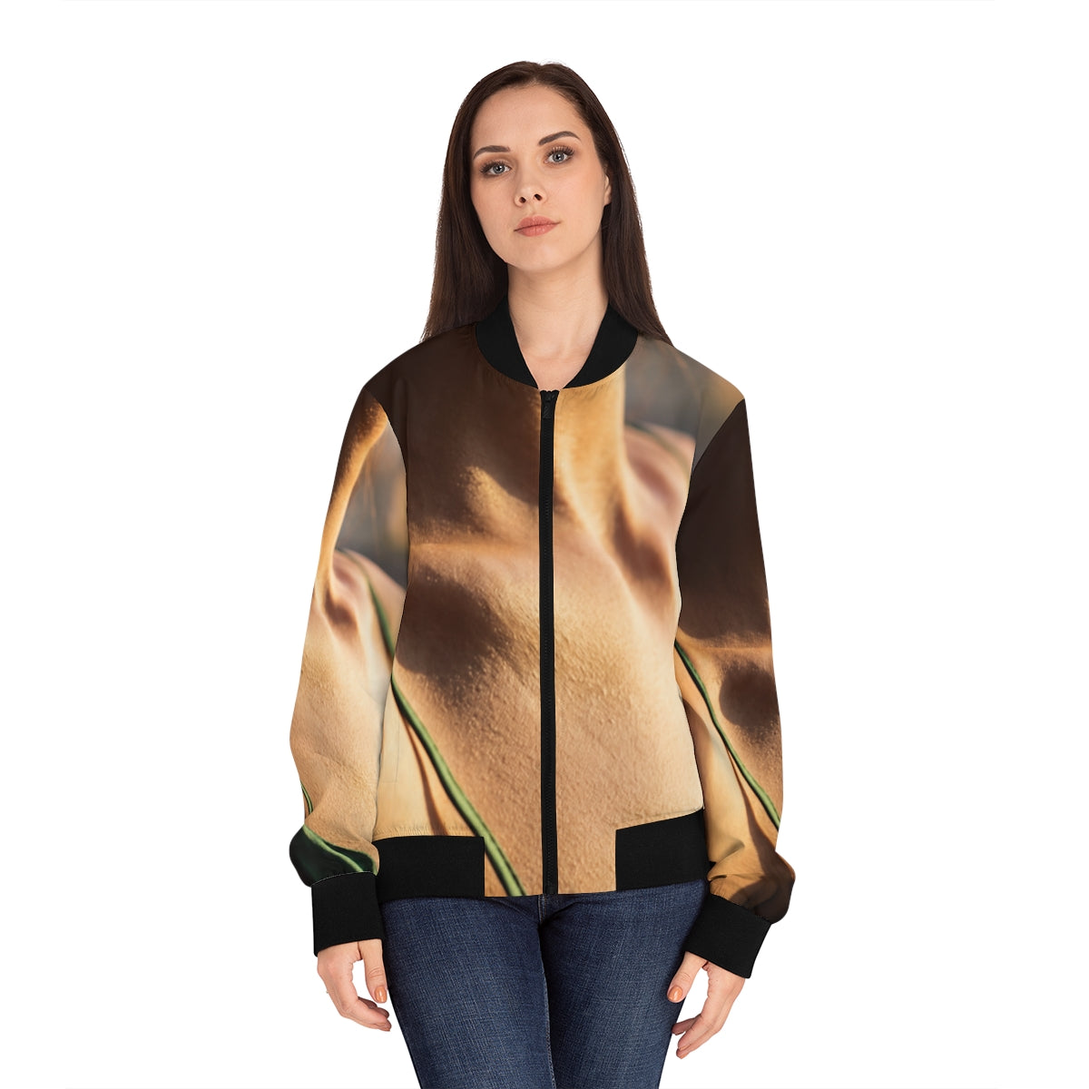 Golden Hour Bomber Jacket - Women's Emerald | Echovira...