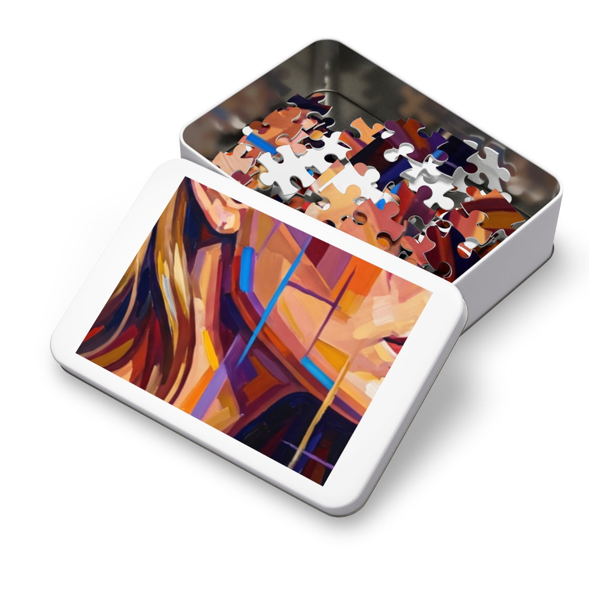Jigsaw Puzzle with Tin - Shattered Elegance (30, 110, 252......