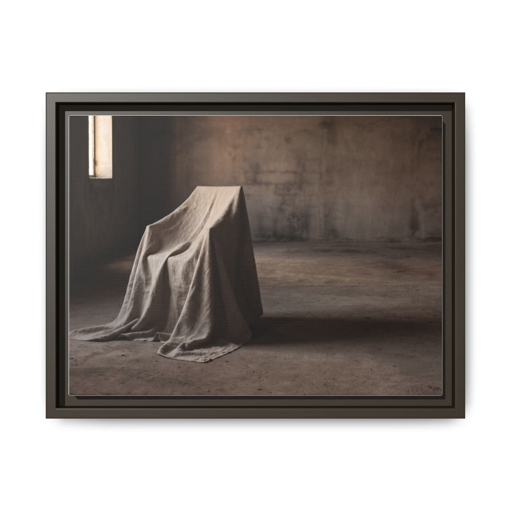 Matte Canvas, Framed - Wabi-Sabi Room — Espresso / 1.25"
