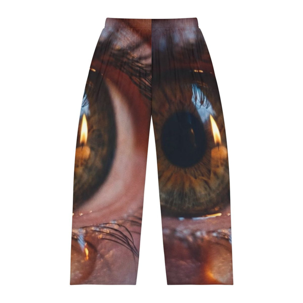 Men's Pajama Pants - Amber Iris Reflection Fine Art Print |...