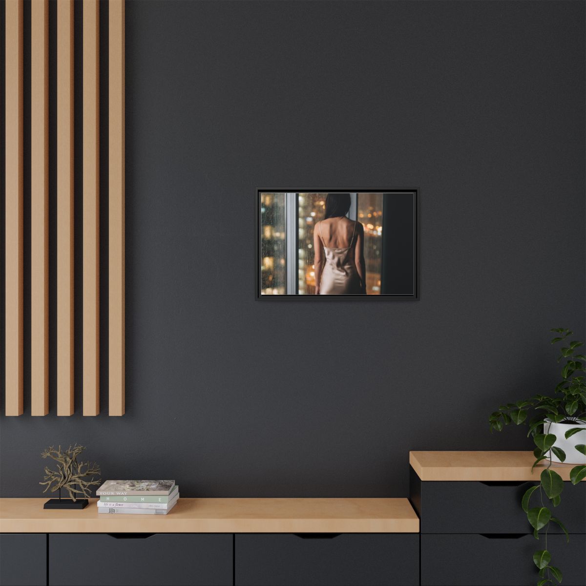 Framed Matte Canvas - Cinematic Nights