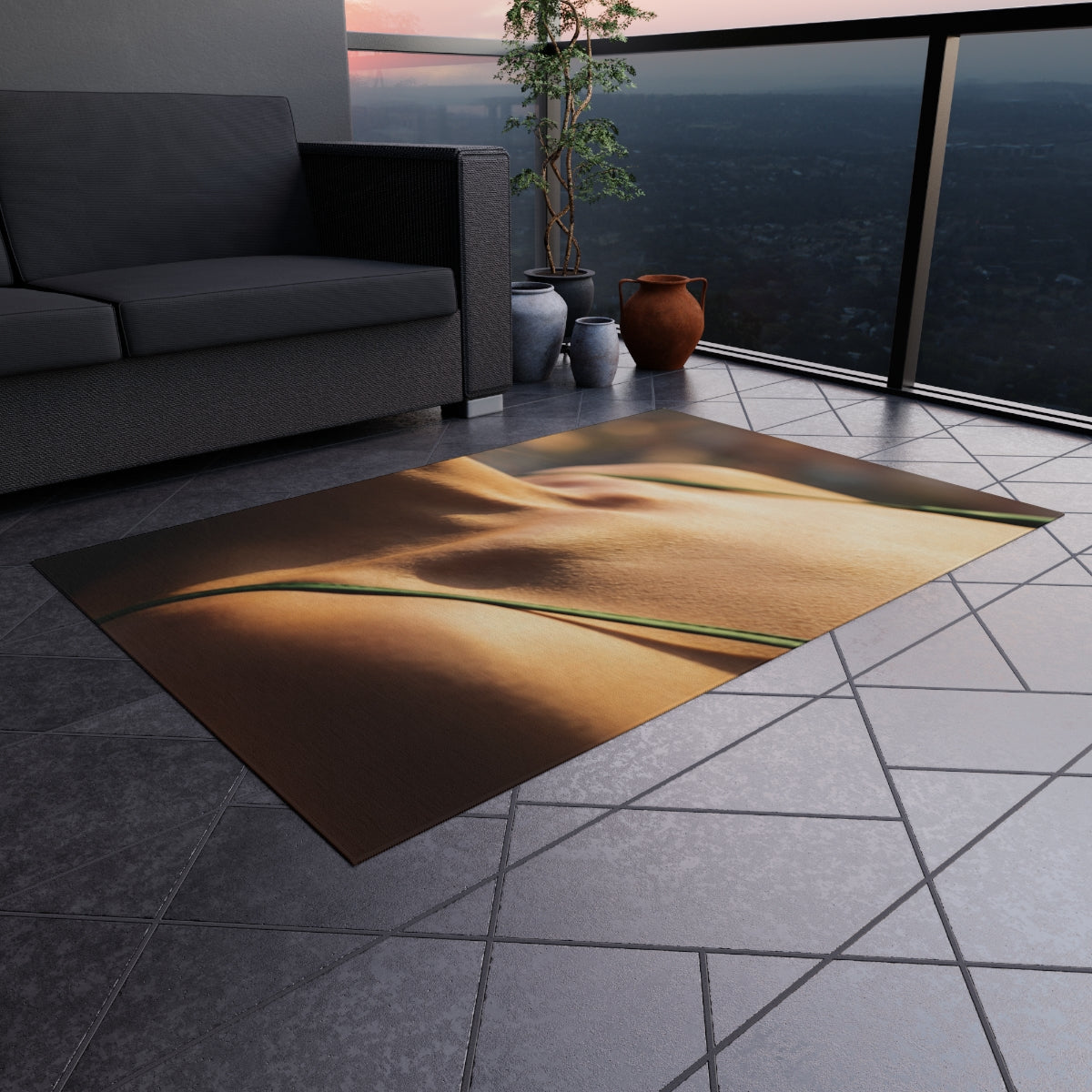 Sunkissed Reverie Outdoor Rug | Echovira Gallery
