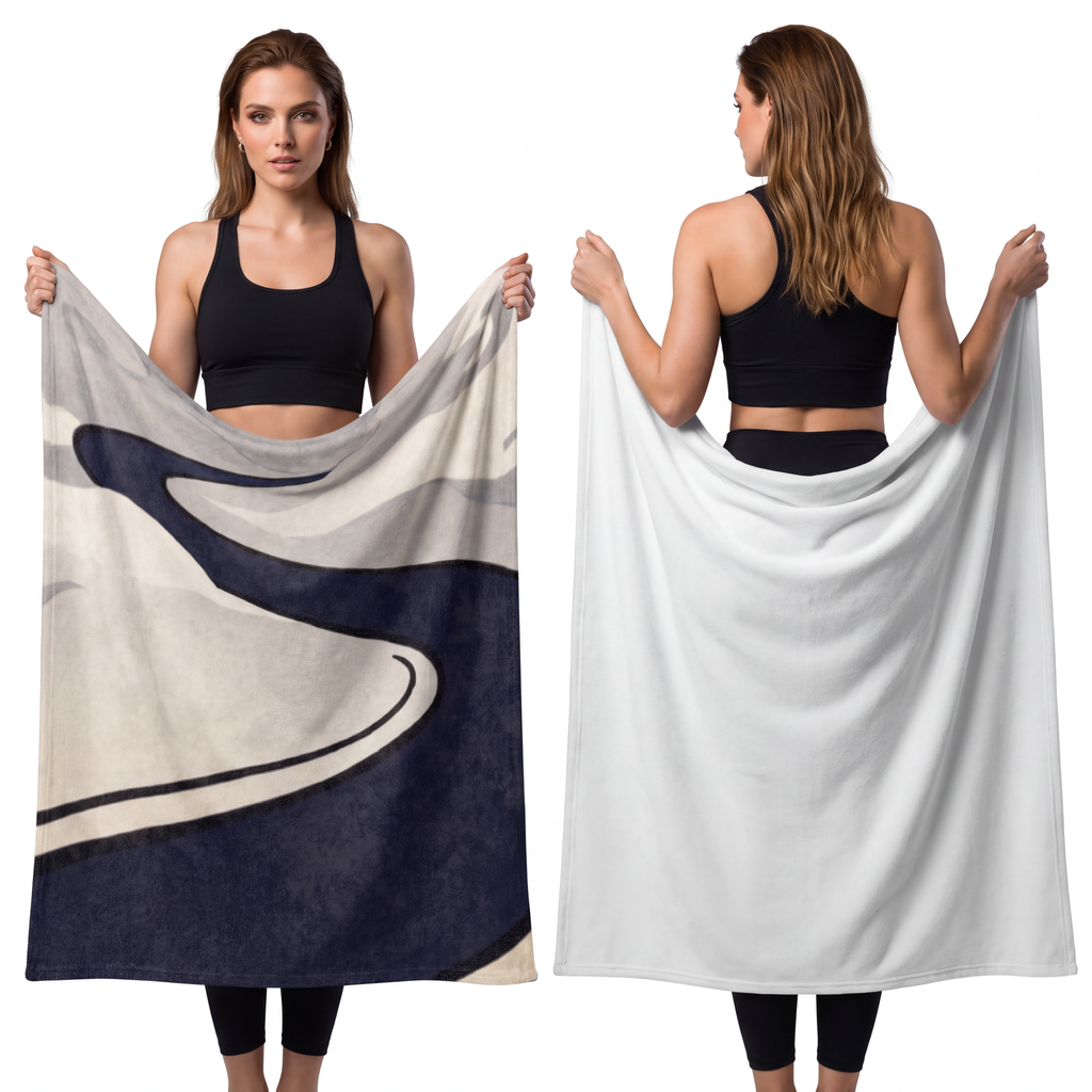 Velveteen Blanket - Silent Path Horizon | Echovira Gallery