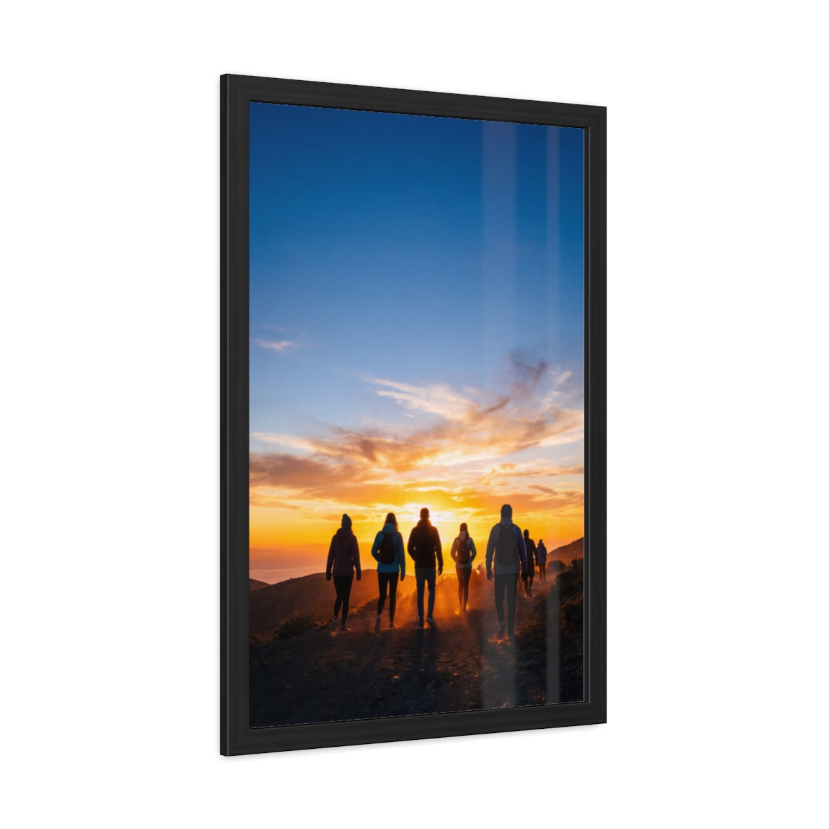 Framed Poster - Sunset Silhouette