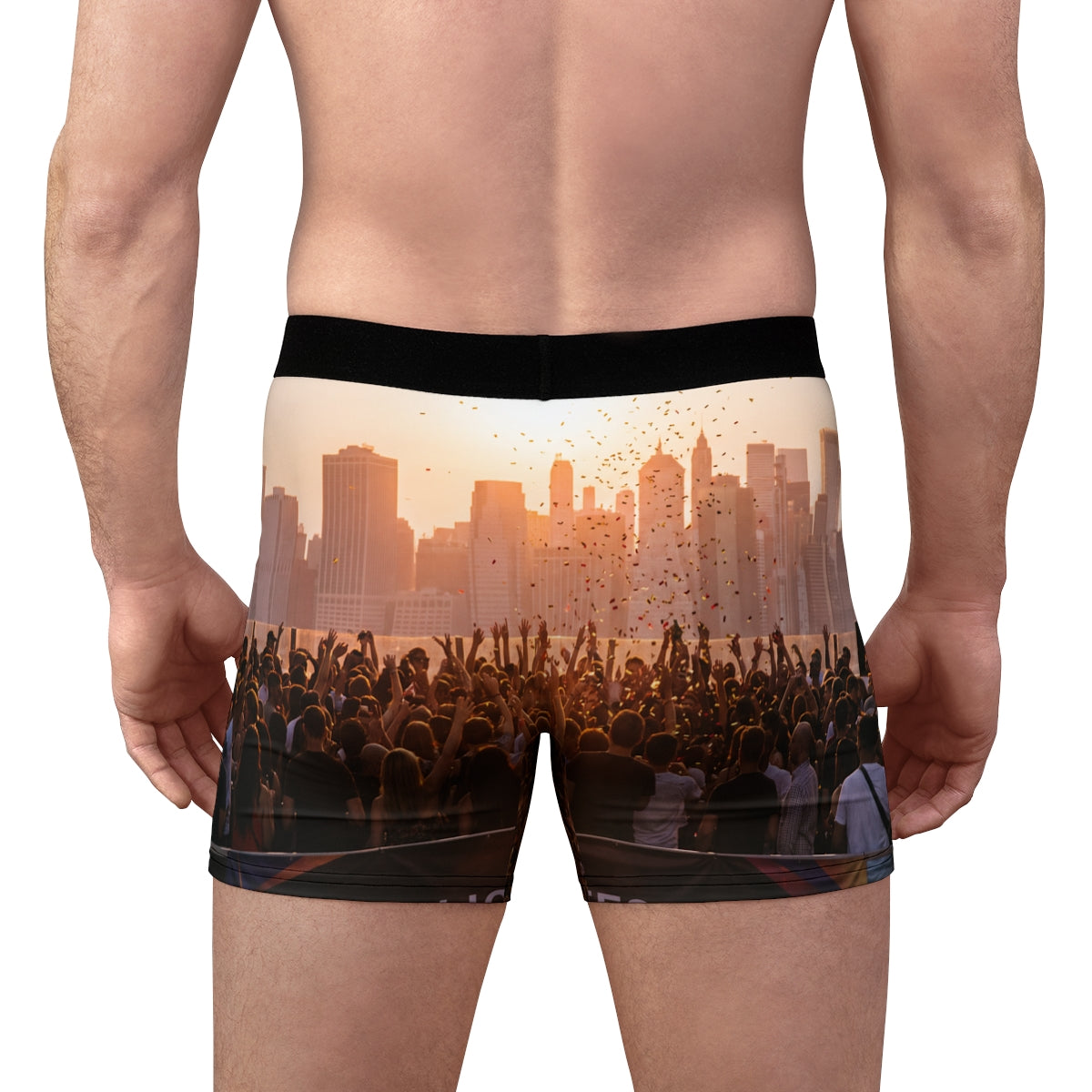 Men's Boxer Briefs - City Lights Festival | Echovira Gallery
