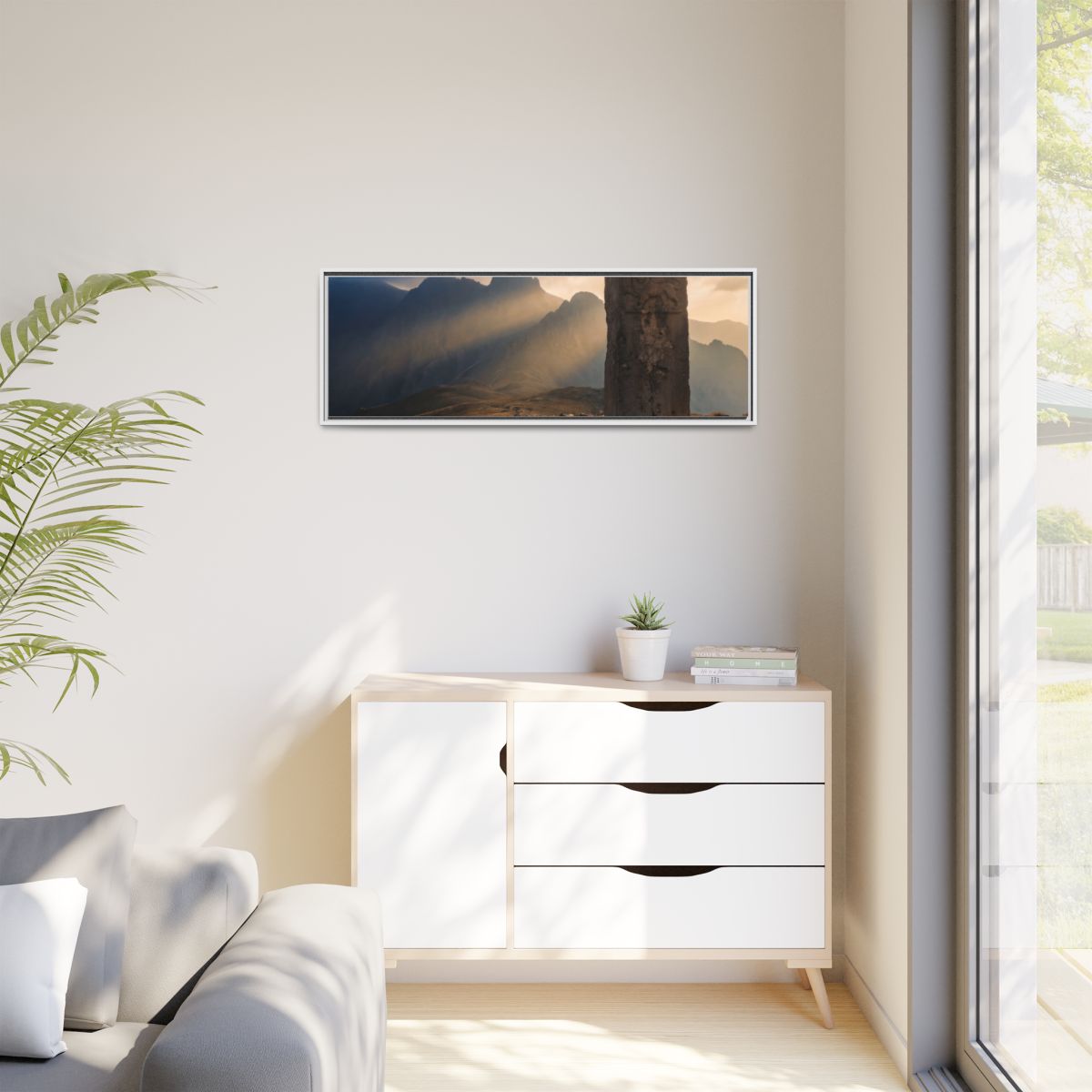 Matte Canvas, Framed - Mystic Monolith Ancient Persian... |...