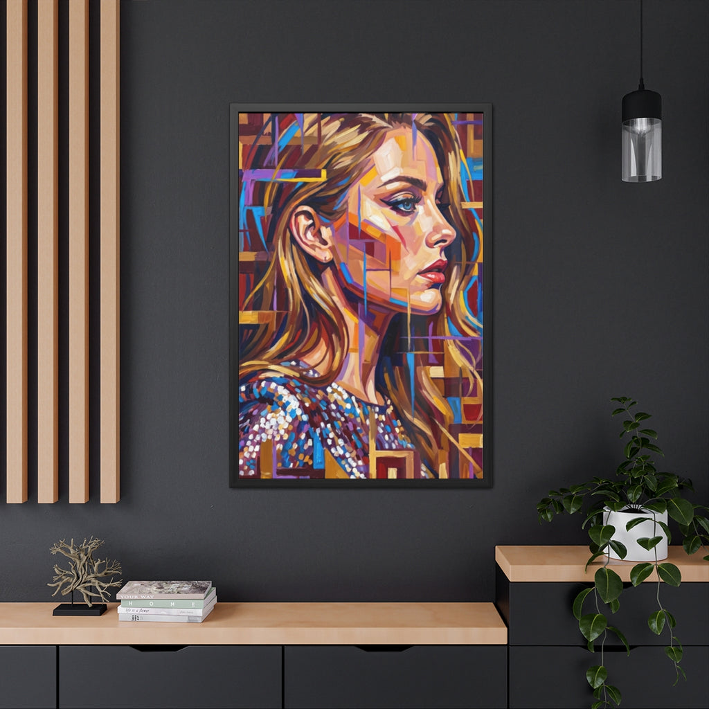Framed Poster - Shattered Elegance (8×12, 9×11, 11×14... |...