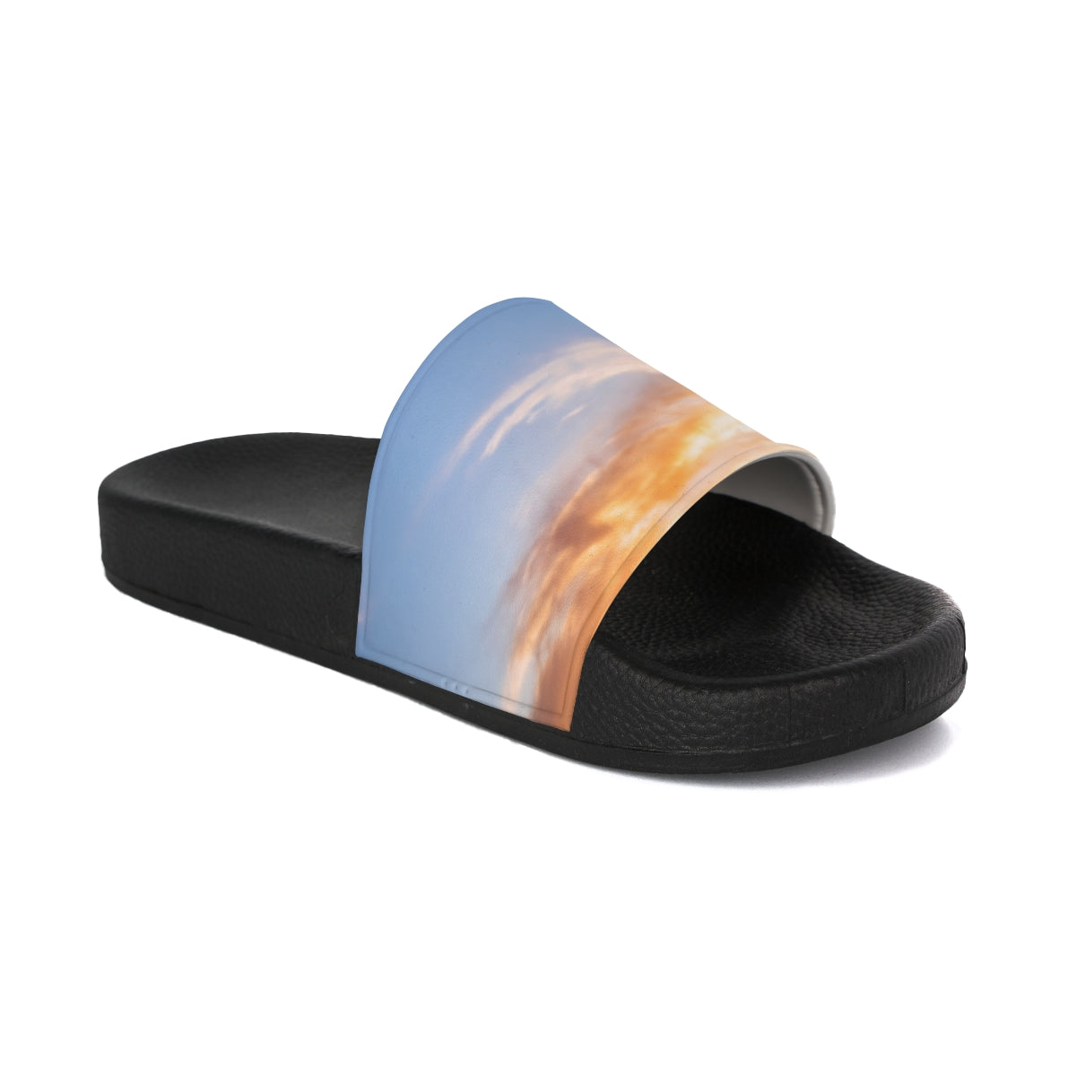 Women's Slide Sandals - Epic Mountain Sunrise