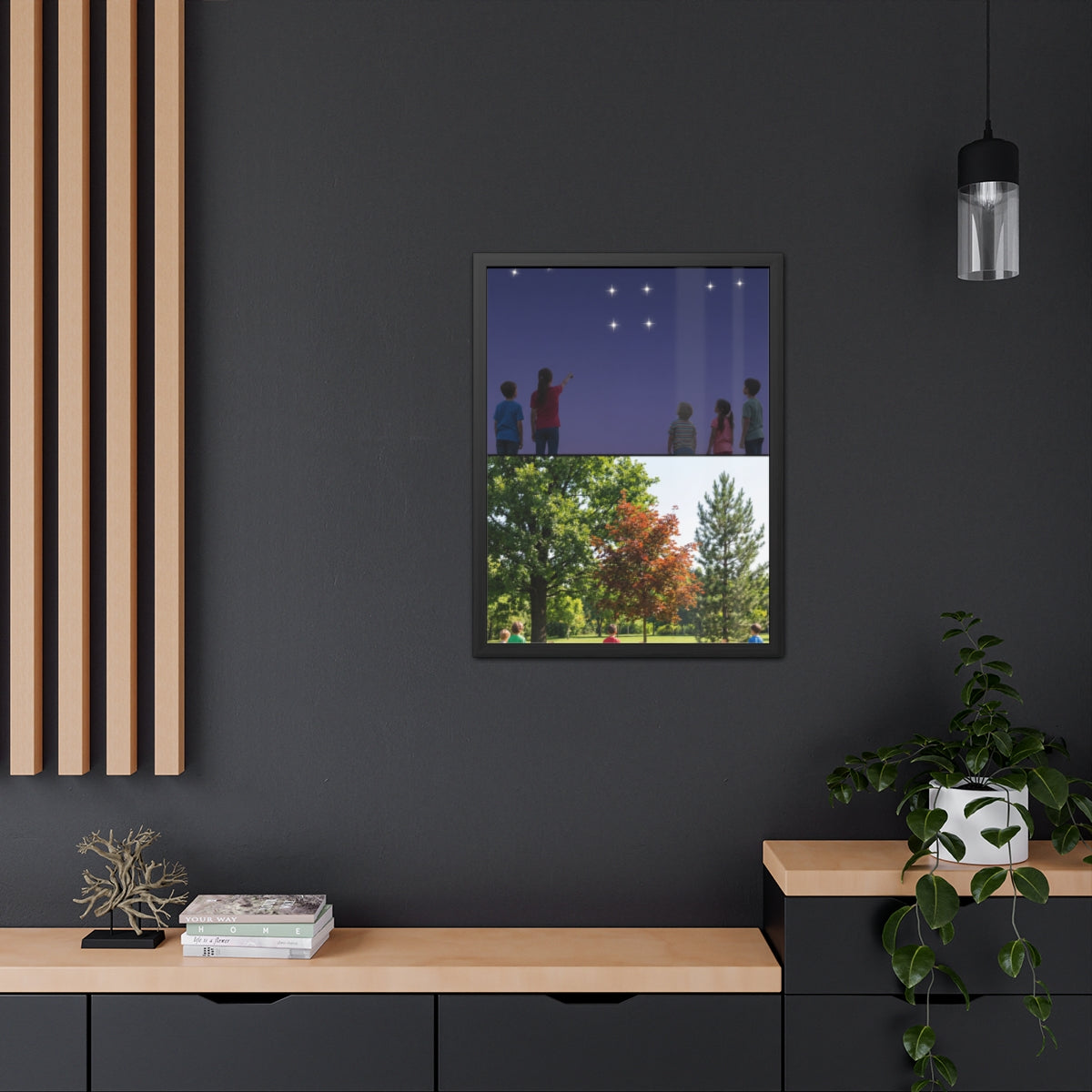 Framed Poster - Little Explorer — Portrait