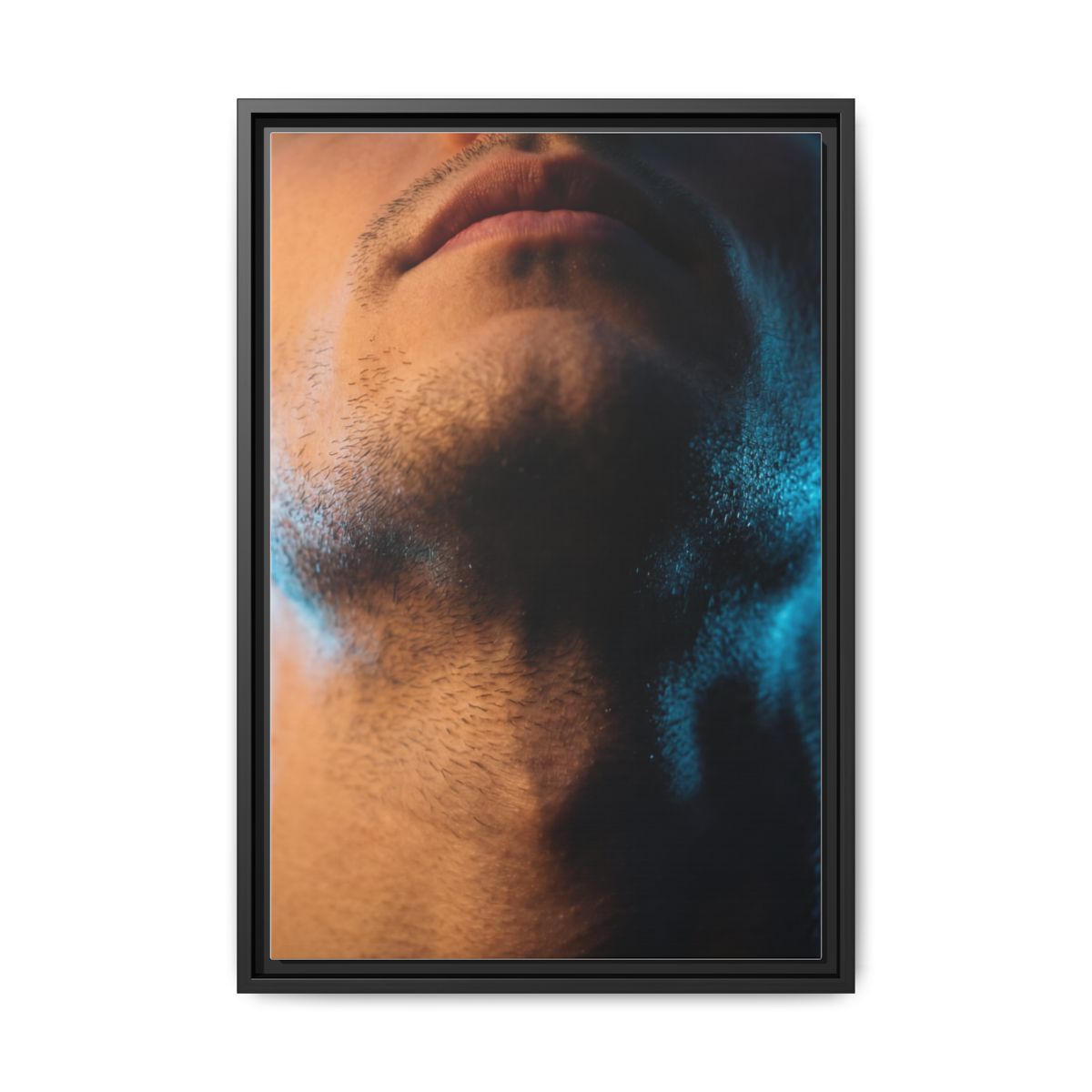 Framed Matte Canvas - Neon Noir