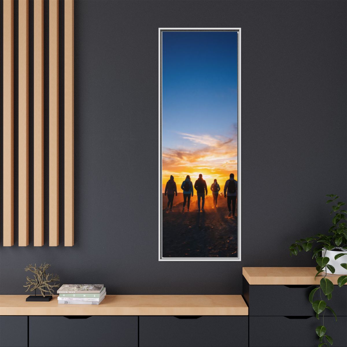 Matte Canvas, Framed - Epic Dawn Trek