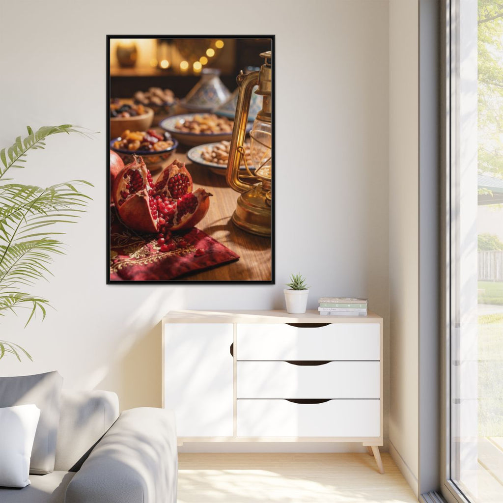 Matte Canvas Framed - Twilight Harvest (8×10, 9×12, 11×14......