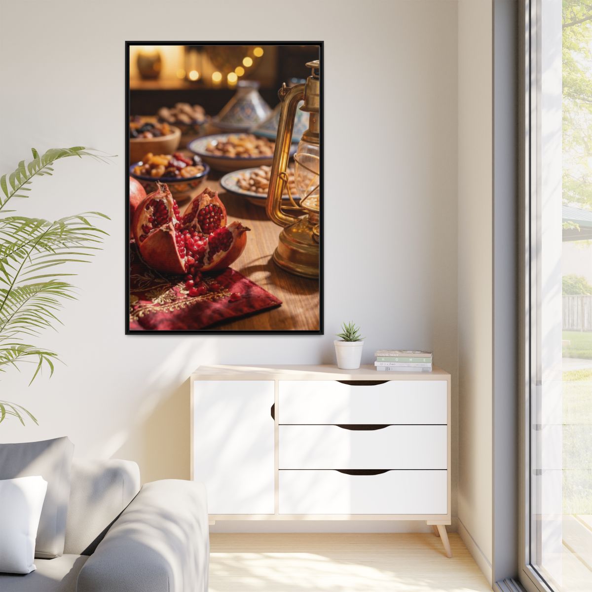 Matte Canvas Framed - Twilight Harvest (8×10, 9×12, 11×14......