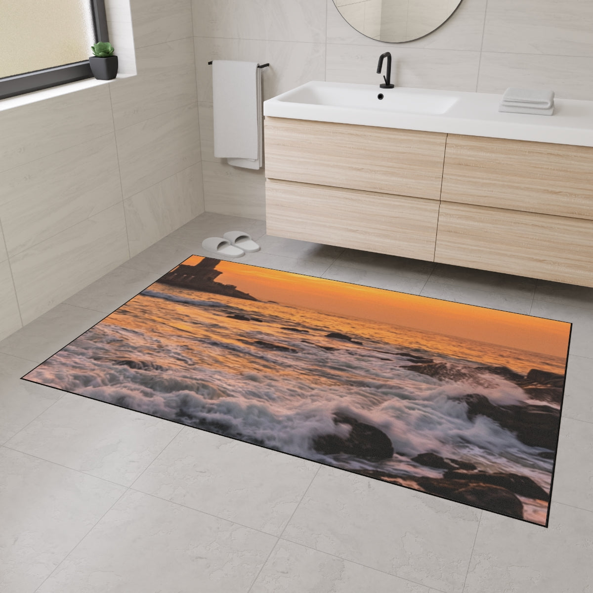 Floor Mat - Golden Sunrise Welcome
