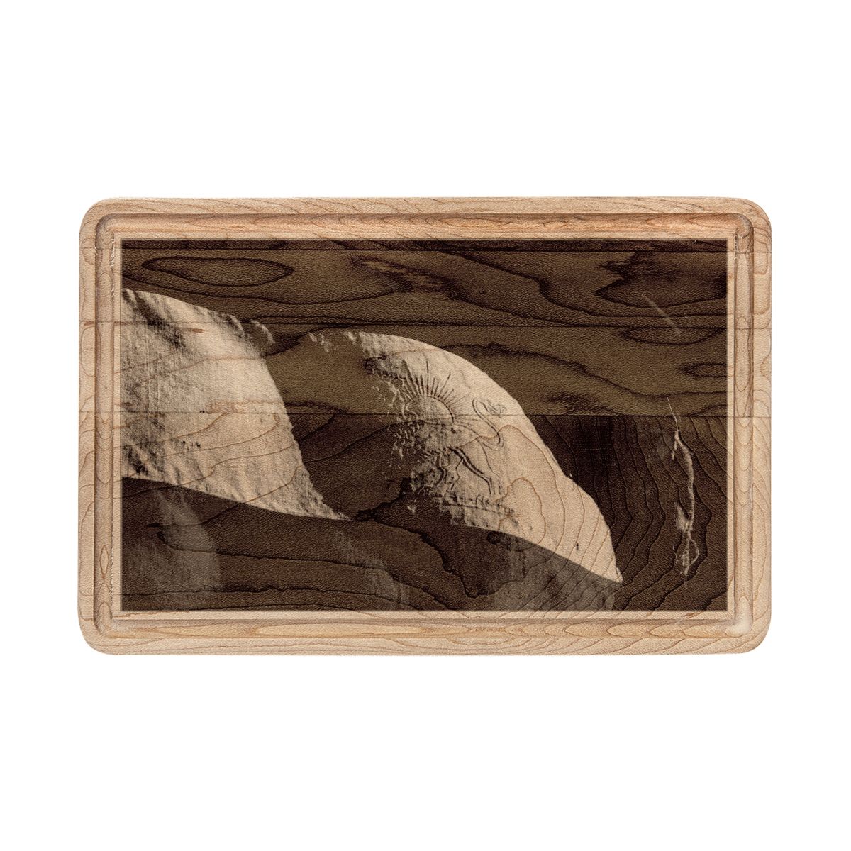 Wood Cutting Board - Lion Shield