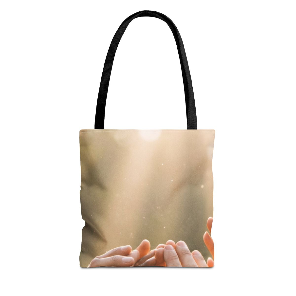 Tote Bag - Golden Rays of Unity Wall Art | Echovira Gallery