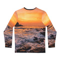 Herren Langarmhemd – Goldener Horizont