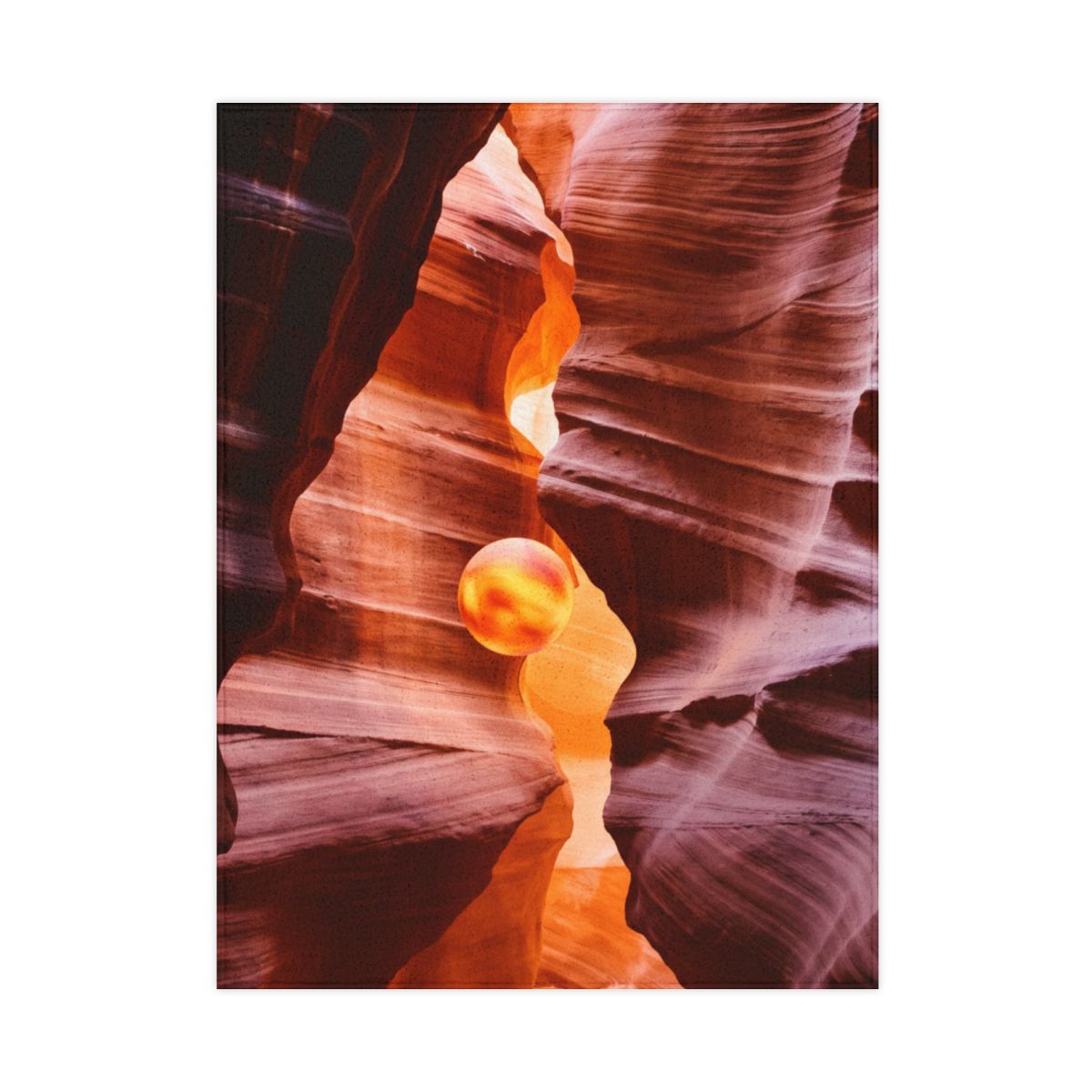 Desert Canyon Orb Toddler Blanket