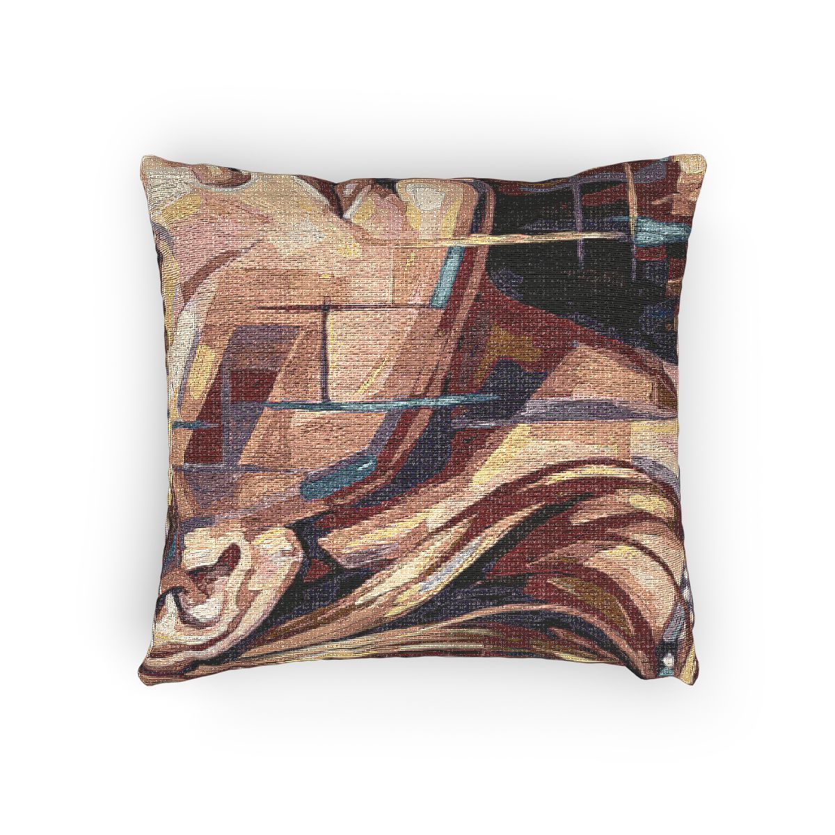 Woven Pillow - Shattered Elegance | Echovira Gallery
