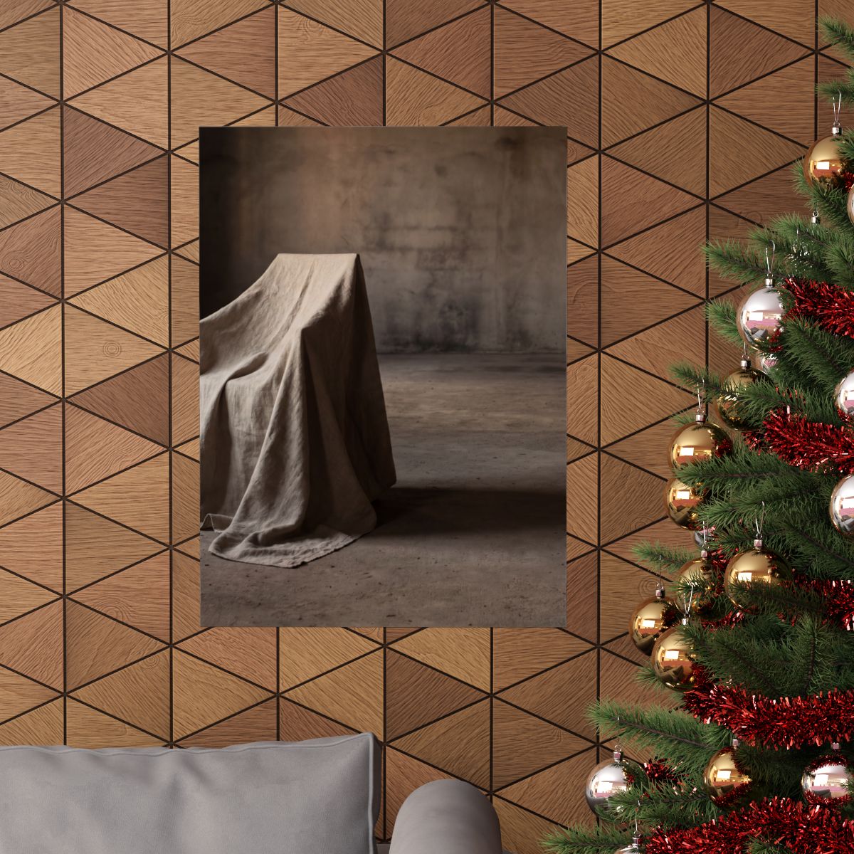 Matte Vertical Posters - Draped Silence Still Life Art... |...