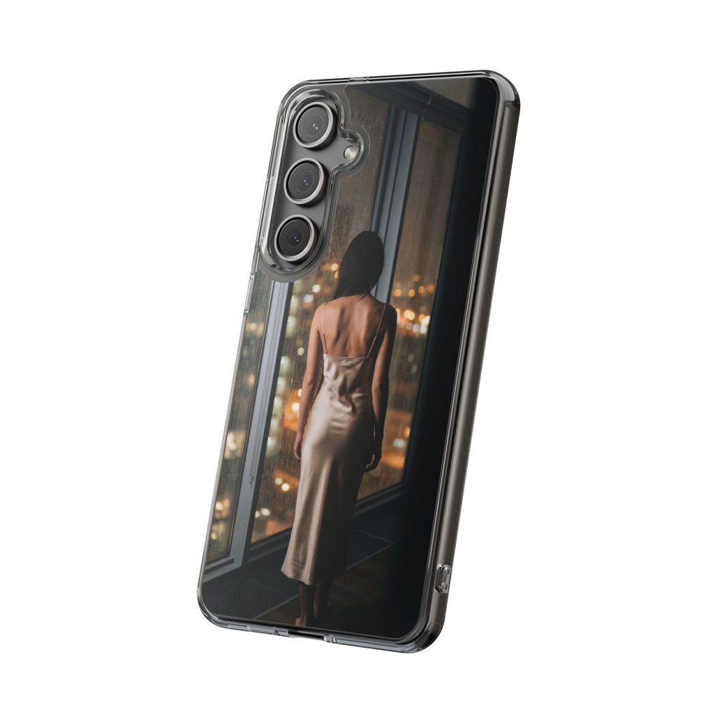 Clear Impact-Resistant Cases - Clear Phone Case - Rainy Mood...