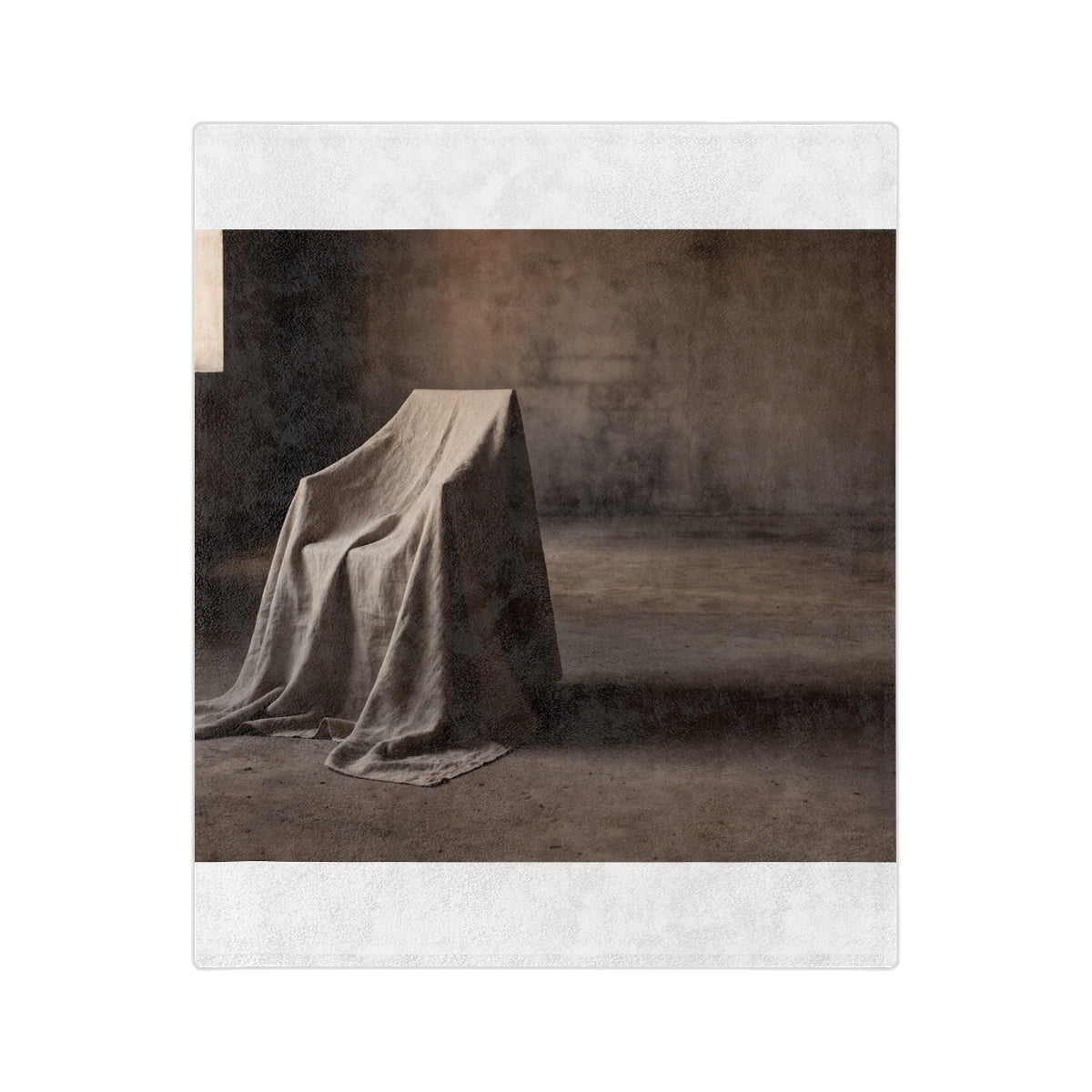 Velveteen Microfiber Blanket - Draped Silence Still Life Art...