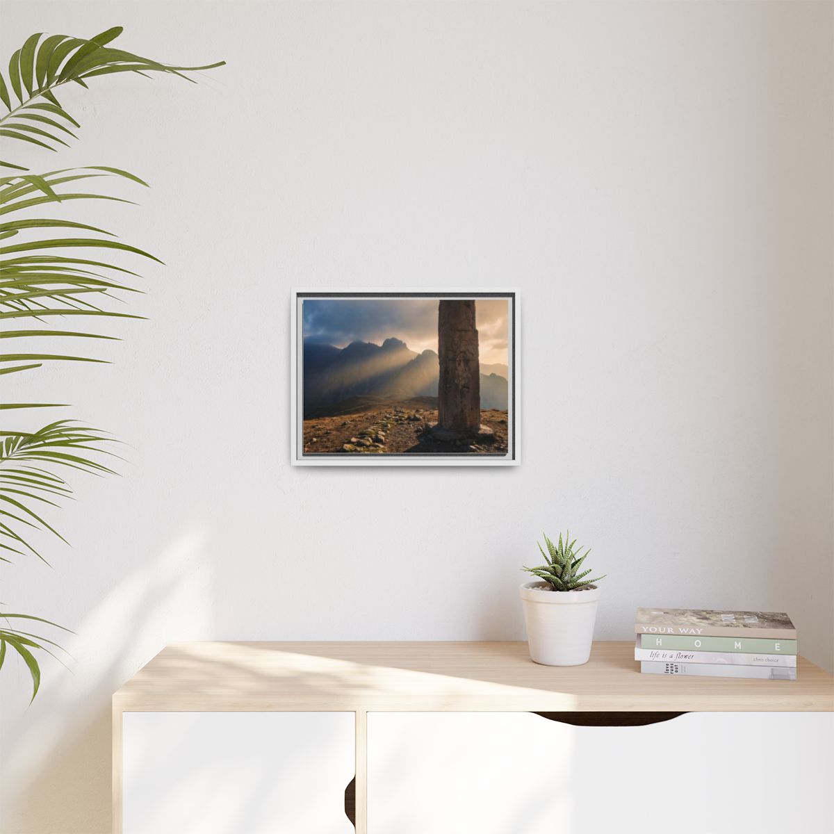Matte Canvas, Framed - Mystic Monolith Ancient Persian... |...