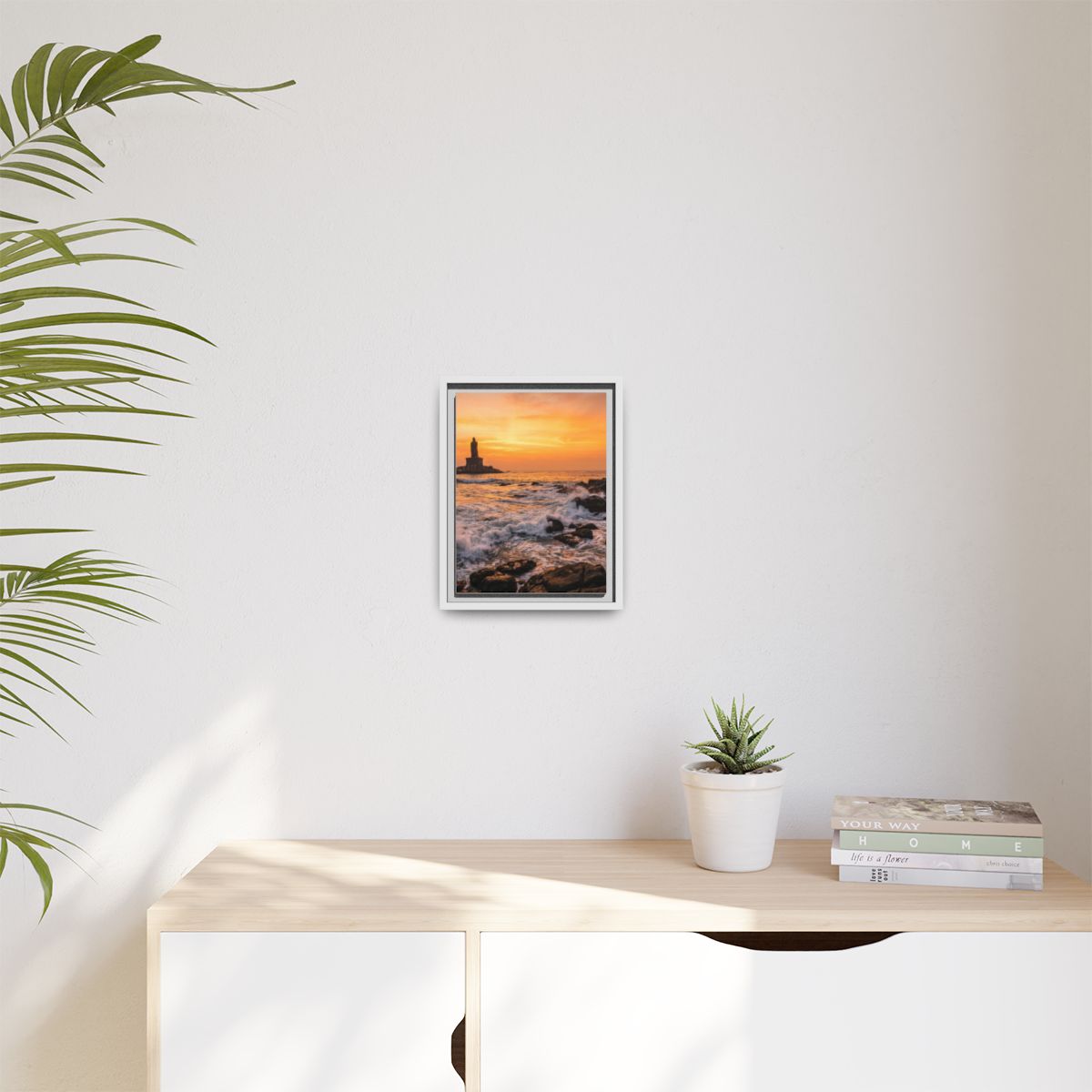 Framed Matte Canvas - Majestic Golden Coast