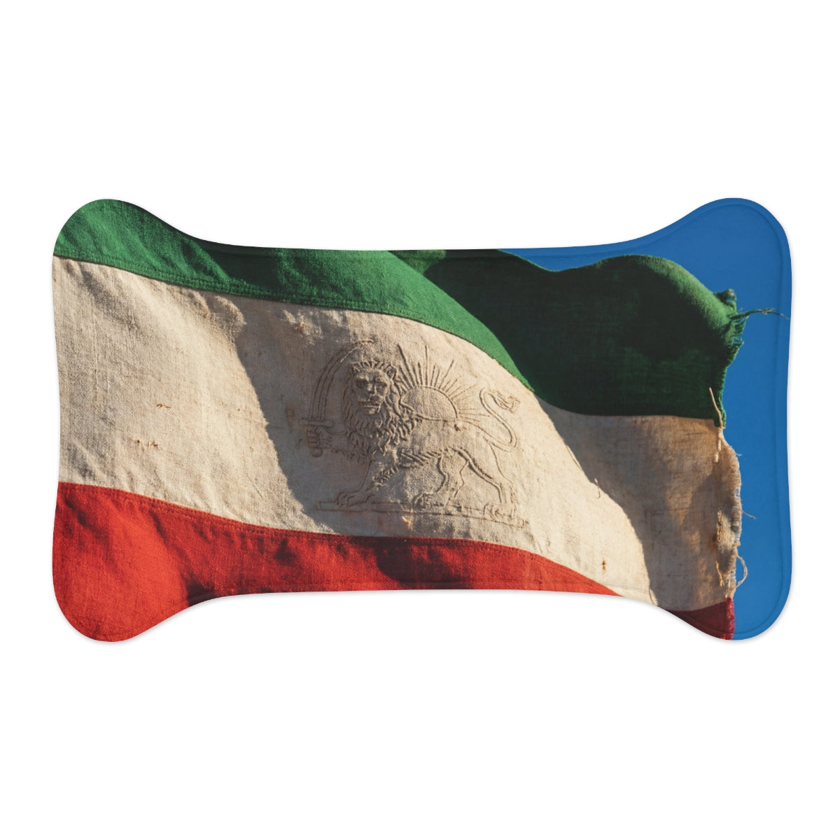 Pet Feeding Mats - Vintage Persian Lion and Sun Flag Art |...