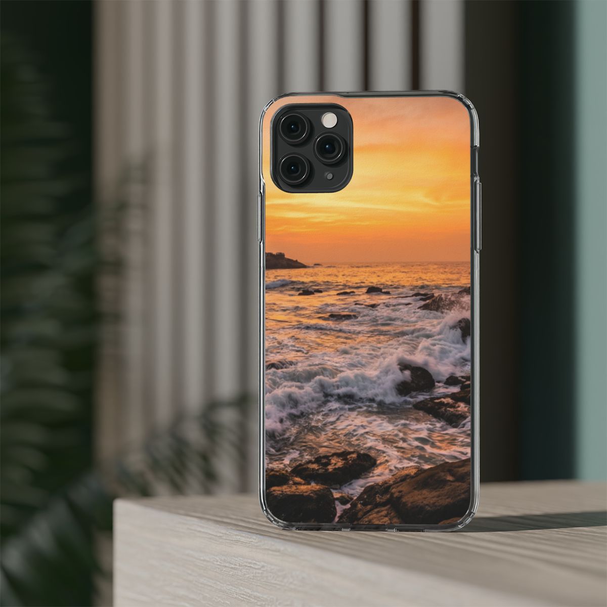 Clear Impact-Resistant Cases - Clear Phone Case - Golden...