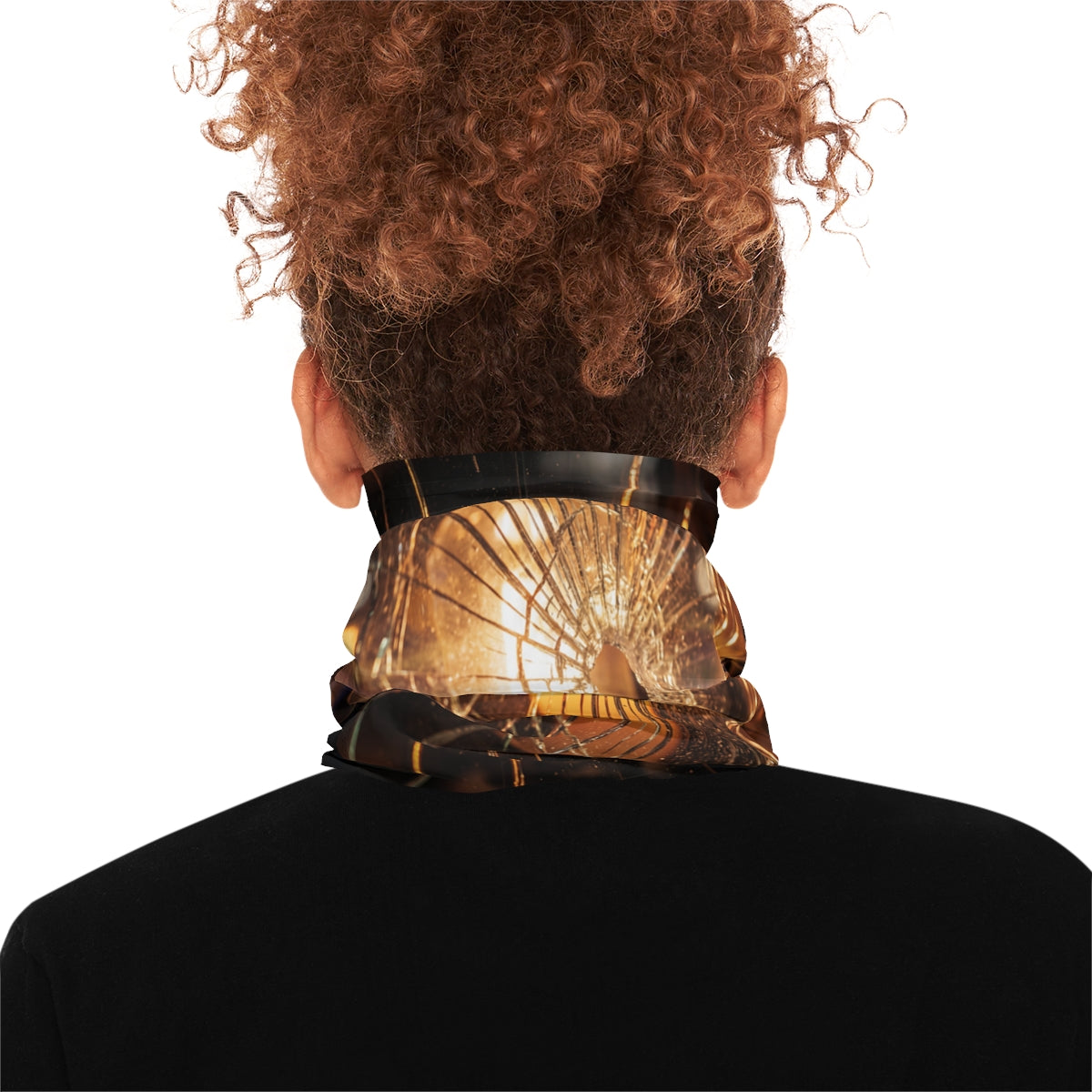 Lightweight Neck Gaiter - Fractured Glow Guard | Echovira...